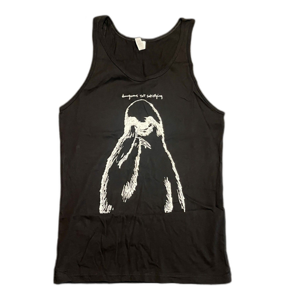 sloth picking nose, cotton tank top